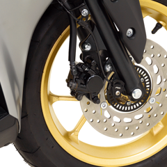 Protector de sensor ABS Yamaha Aerox Protector de sensor ABS Yamaha Aerox 155 Proteccion para freno Proteccion de Aerox Sistema Anti Bloqueo Sisteme ABS Accesorio FP