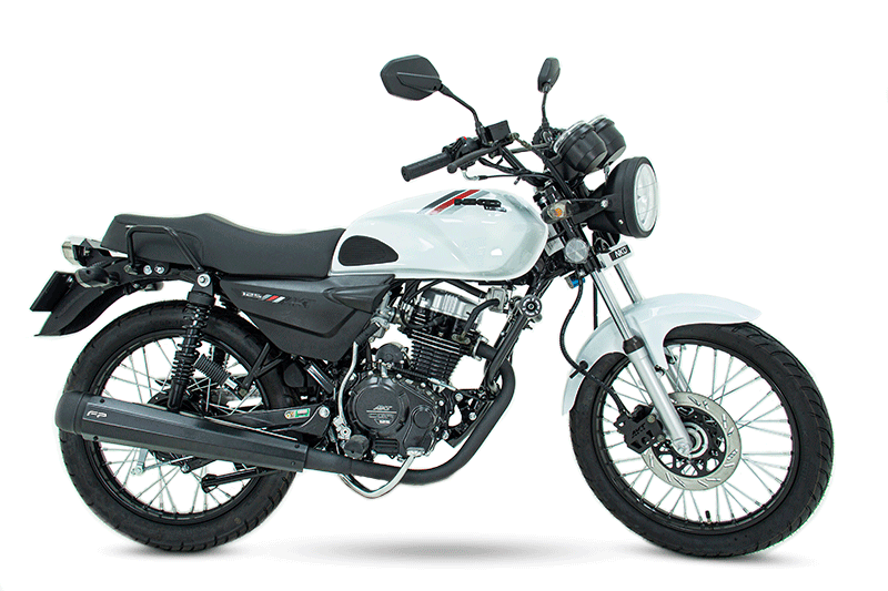 NKD 125 con accesorios