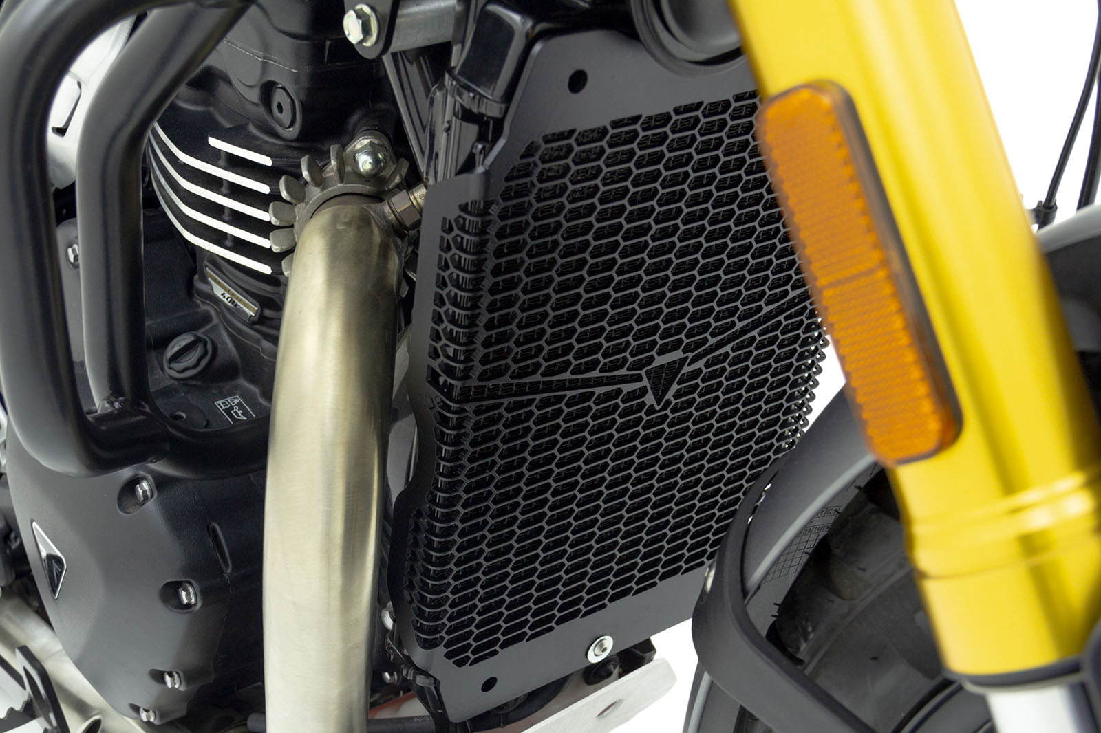 Protector de radiador triumph 400x / speed 400