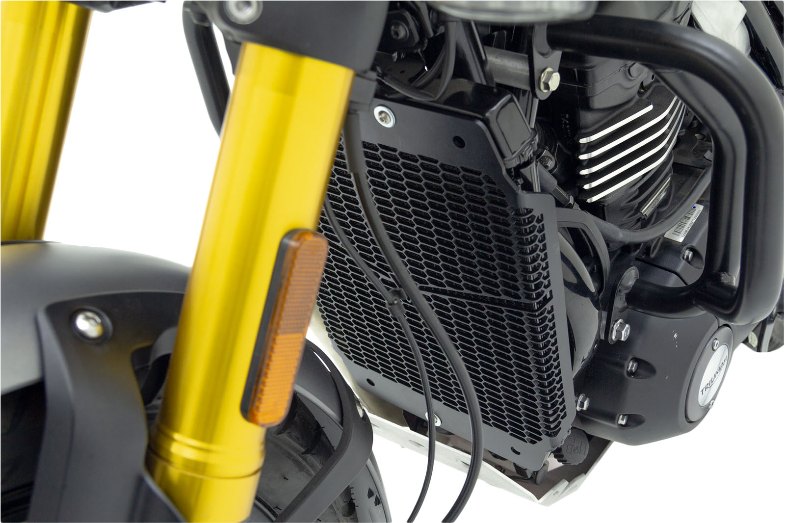 Protector de radiador triumph 400x / speed 400