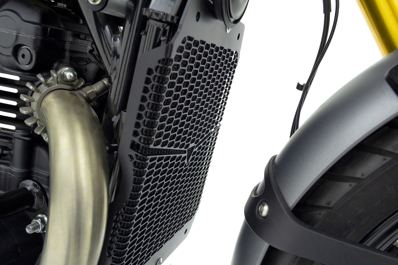 Protector de radiador triumph 400x / speed 400