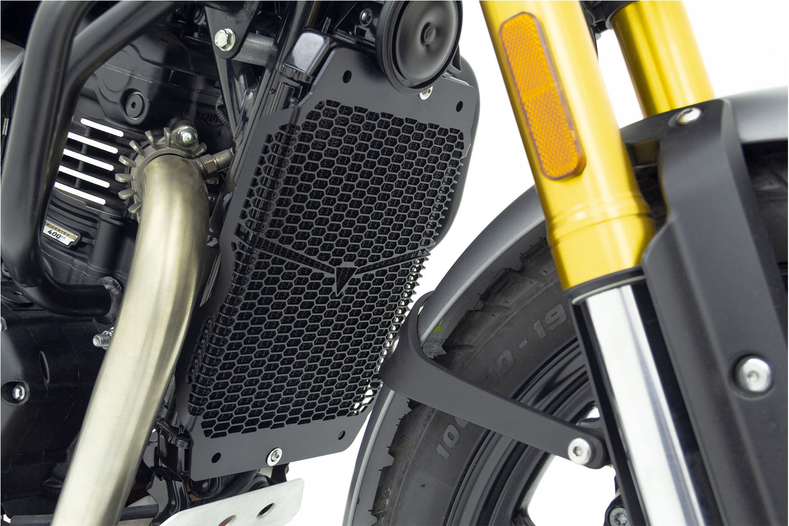 Protector de radiador triumph 400x / speed 400