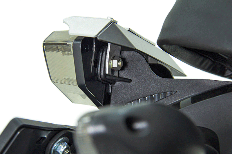 SPOILER CUBIERTA STOP ALUMINIO NKD 125