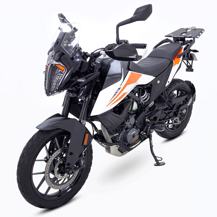 Moto KTM con Defensa de Farola