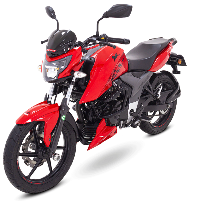 TVS Apache con defensa para Radiador
