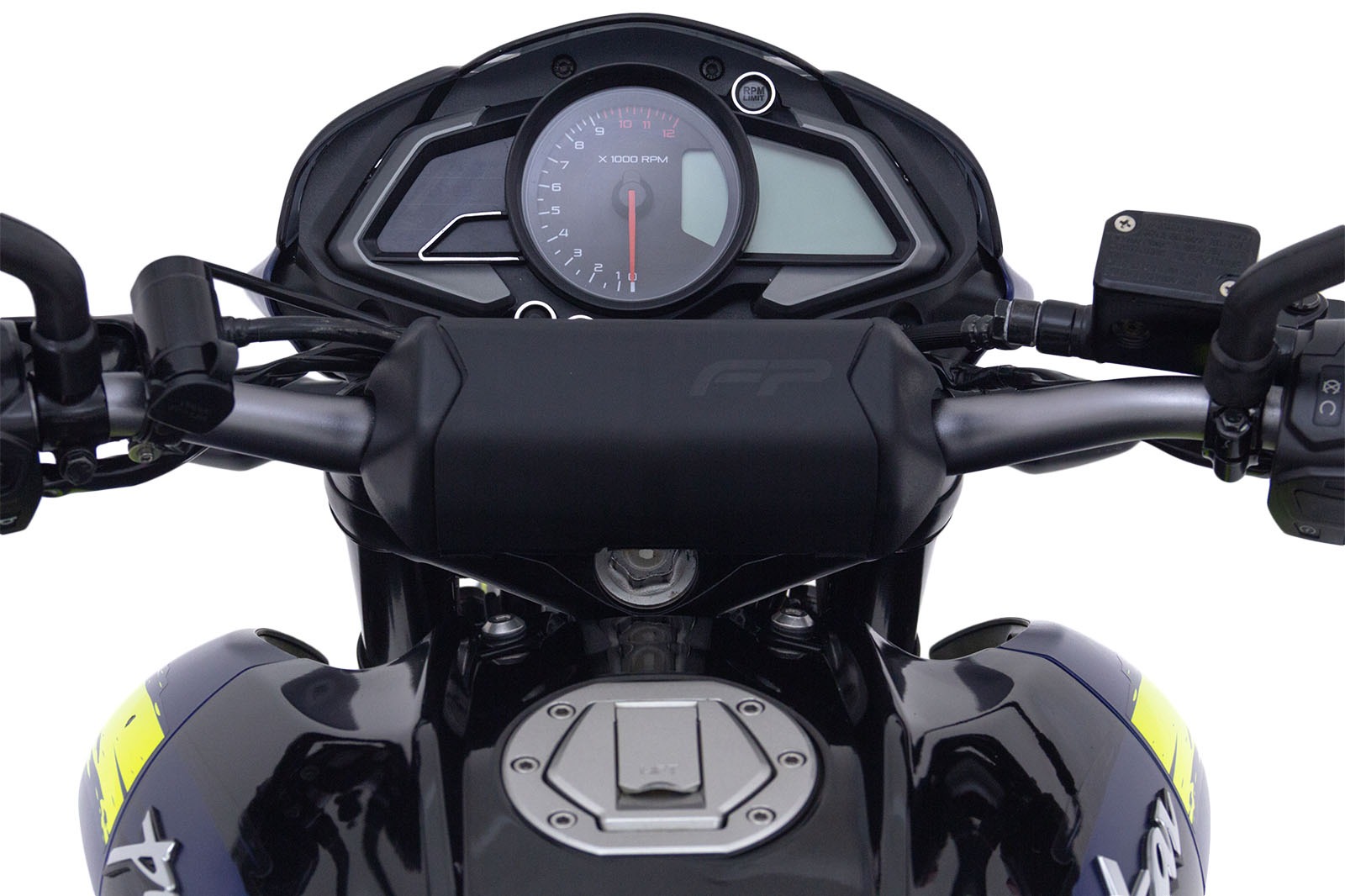 Manubrio fatbar titanio con puff