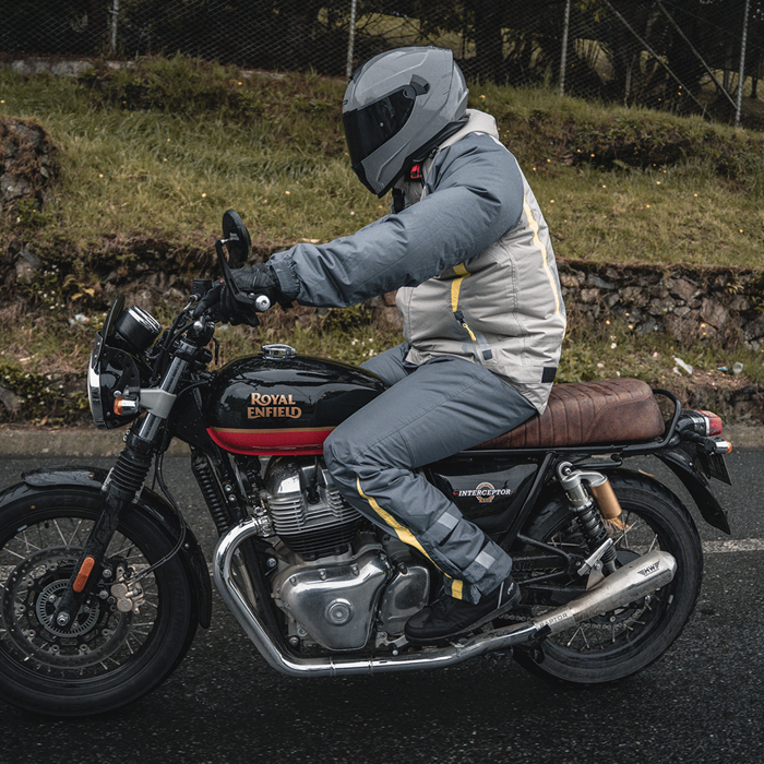 Impermeable tsunami verde neón