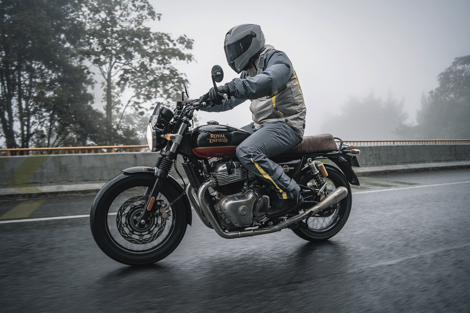 Impermeable tsunami verde neón