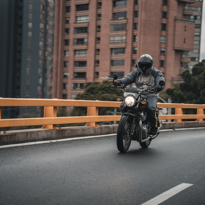 Impermeable tsunami verde neón