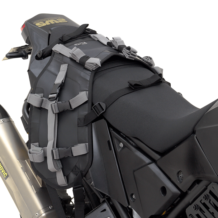 SISTEMA RACKLESS PARA DRYBAG  FP EXPEDITION, Soporte Maletas Laterales, Soporte Textil para Drybag, Organizador de Drybag, Anclaje de Drybag, Maletas Laterales, Cuelga Drybag, Soporte Textil, Drybag, Motocicleta, Correa, Universal, Resistente, Liviano