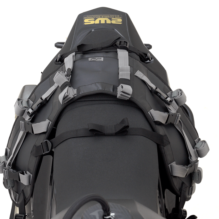 SISTEMA RACKLESS PARA DRYBAG  FP EXPEDITION, Soporte Maletas Laterales, Soporte Textil para Drybag, Organizador de Drybag, Anclaje de Drybag, Maletas Laterales, Cuelga Drybag, Soporte Textil, Drybag, Motocicleta, Correa, Universal, Resistente, Liviano, Fá