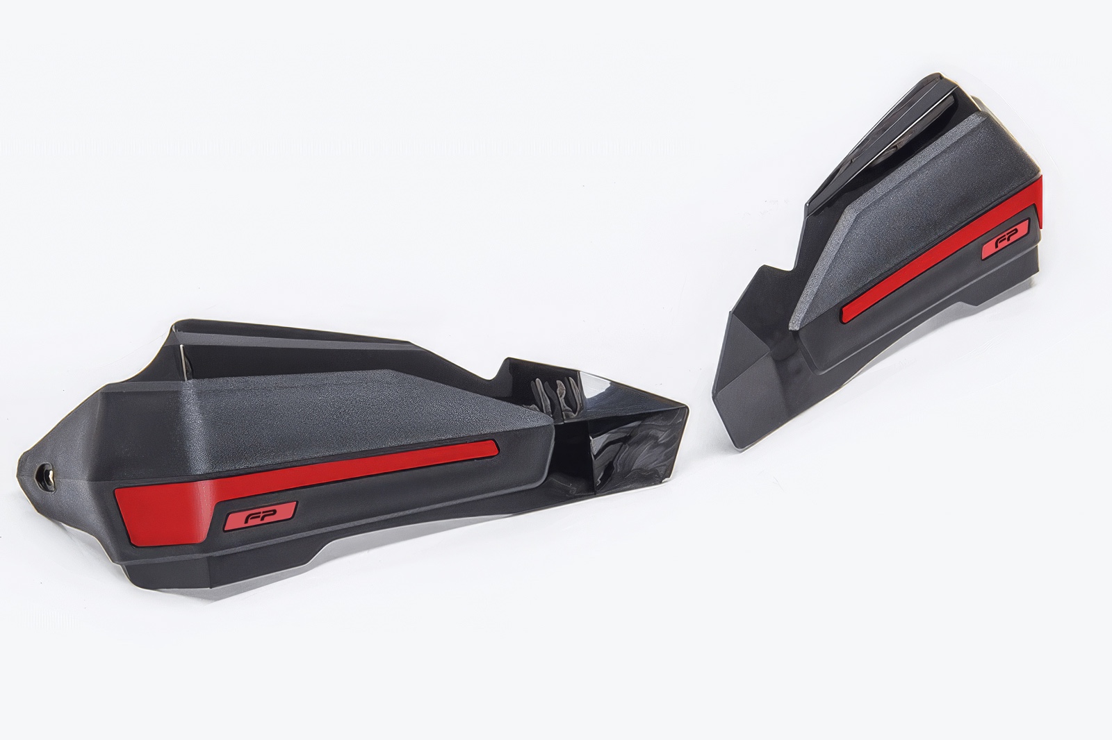 KIT REPUESTO PROT DE MANO GHOST NEGRO/ROJO (2 LADOS)