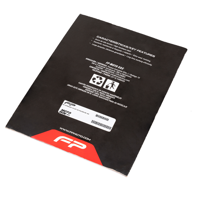 Kit sprocket 15-45t 4h pulsar ns 160