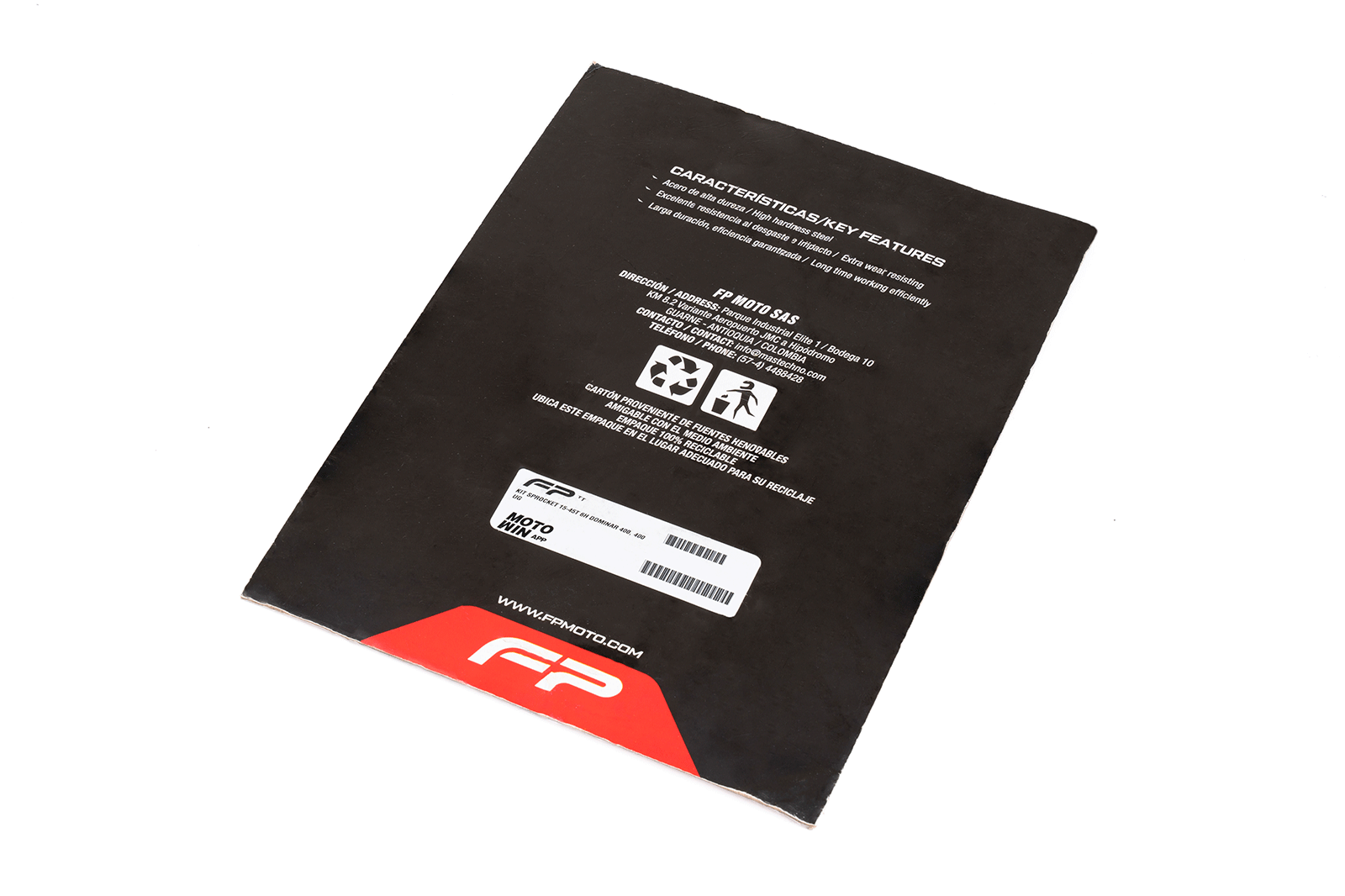 Kit sprocket 15-45t 6h dominar 400, 400 ug