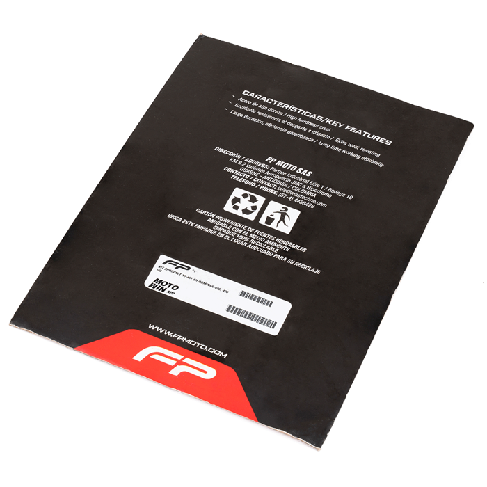 Kit sprocket 15-45t 6h dominar 400, 400 ug