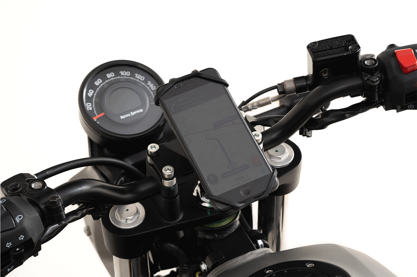 Soporte para celular para  re scram 411 / himalayan 400