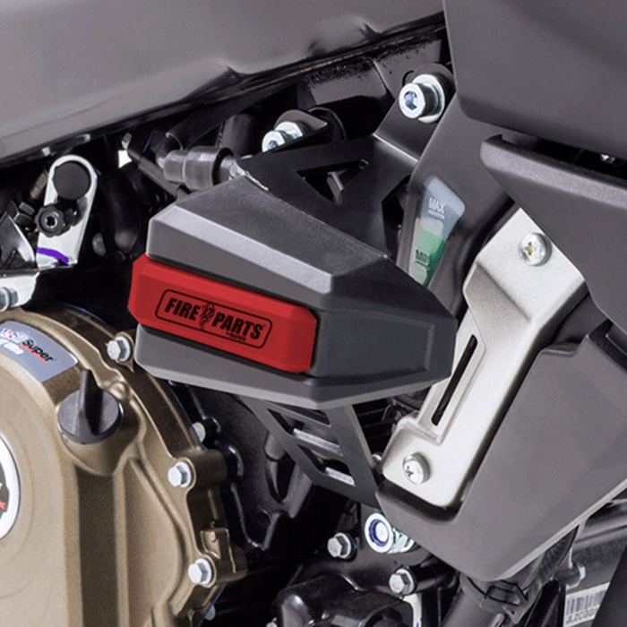 Defensa tipo slider Pulsar NS 200 Rojo