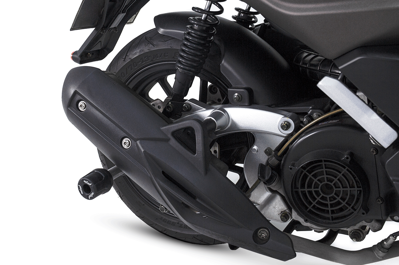 SLIDER VARIANT MOFLE VICTORY BLACK, Mofle, Protector de Mofle, Anticaídas, Victory, Protección para Motos, Slider Trasero, Slider para Moto