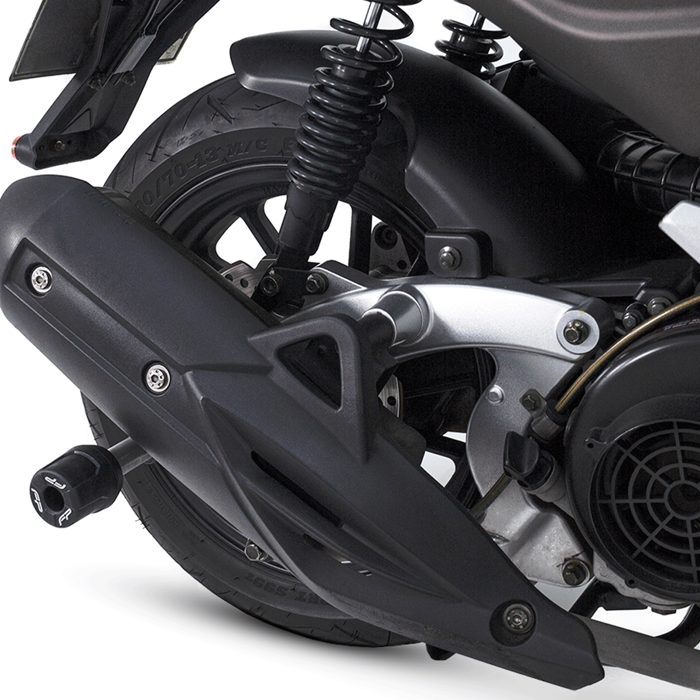 SLIDER VARIANT MOFLE VICTORY BLACK, Mofle, Protector de Mofle, Anticaídas, Victory, Protección para Motos, Slider Trasero, Slider para Moto