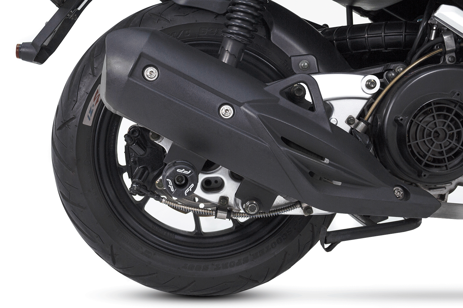 SLIDER VARIANT MOFLE VICTORY BLACK, Mofle, Protector de Mofle, Anticaídas, Victory, Protección para Motos, Slider Trasero, Slider para Moto