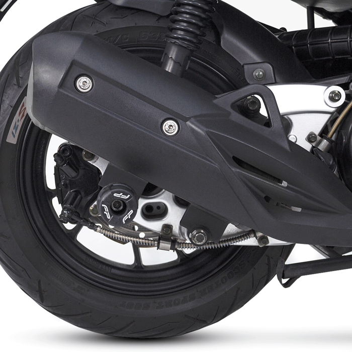 SLIDER VARIANT MOFLE VICTORY BLACK, Mofle, Protector de Mofle, Anticaídas, Victory, Protección para Motos, Slider Trasero, Slider para Moto