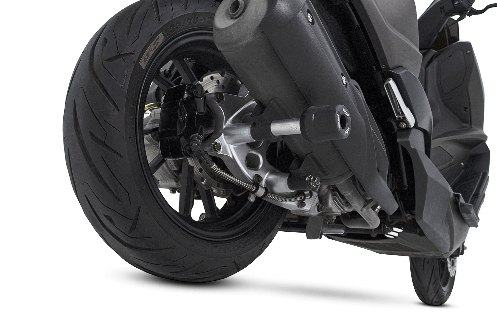 SLIDER VARIANT MOFLE VICTORY BLACK, Mofle, Protector de Mofle, Anticaídas, Victory, Protección para Motos, Slider Trasero, Slider para Moto