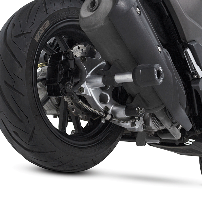 SLIDER VARIANT MOFLE VICTORY BLACK, Mofle, Protector de Mofle, Anticaídas, Victory, Protección para Motos, Slider Trasero, Slider para Moto