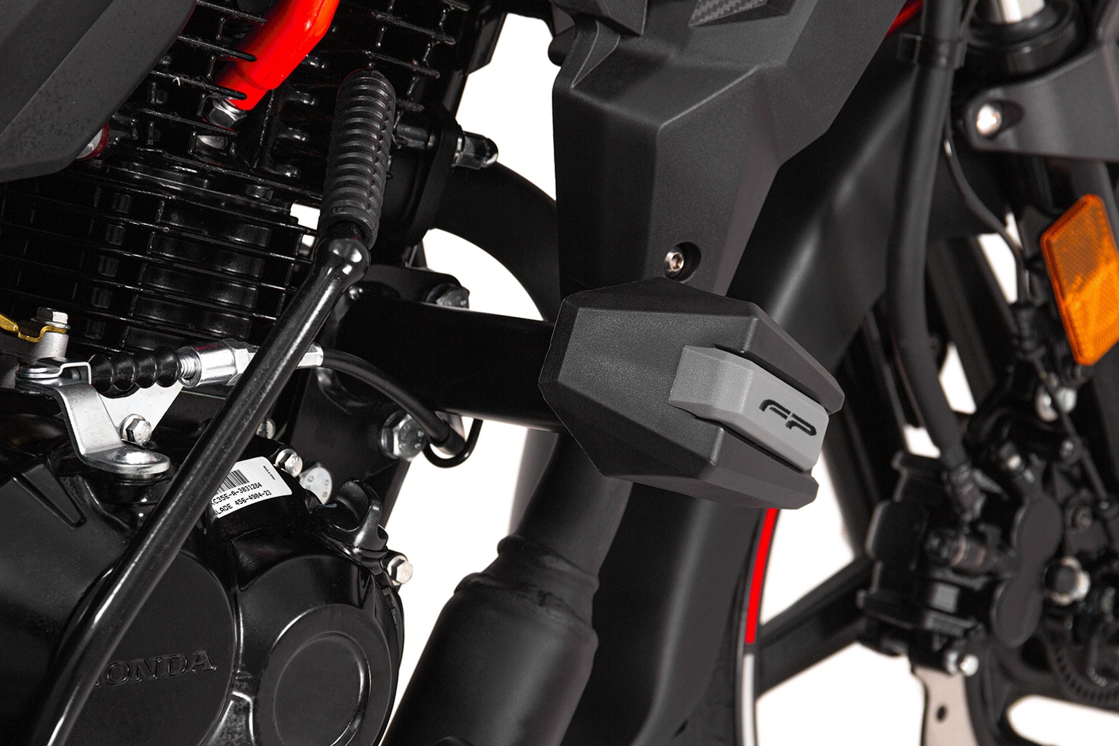 Slider ghost negro/gris honda cb190 r, cb 160 f y xblade 160