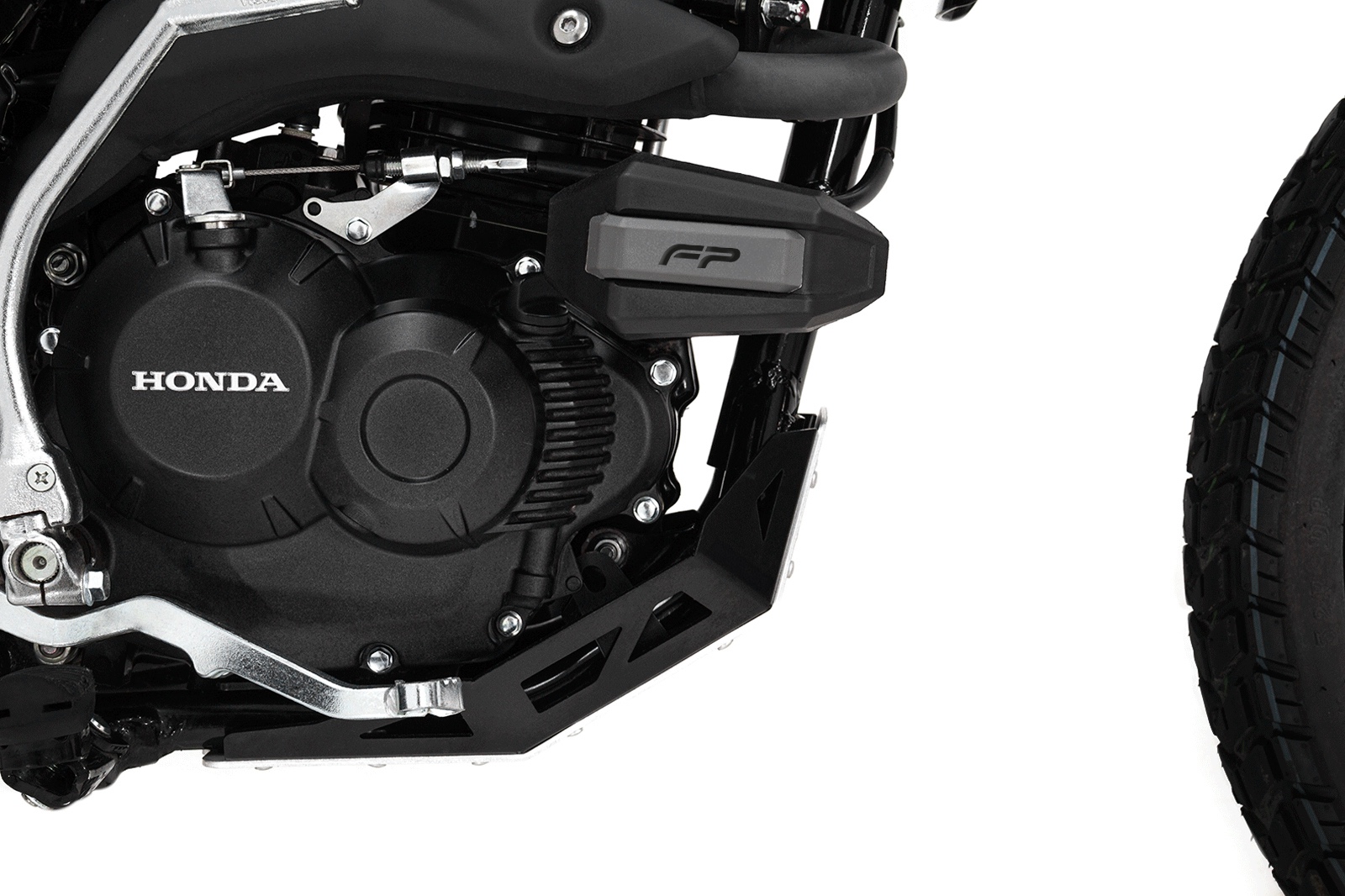 Slider ghost negro gris honda XRE 190 / XR 190L