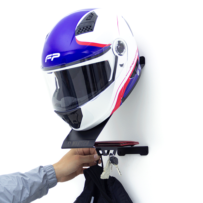 Soporte de Casco y Chaqueta