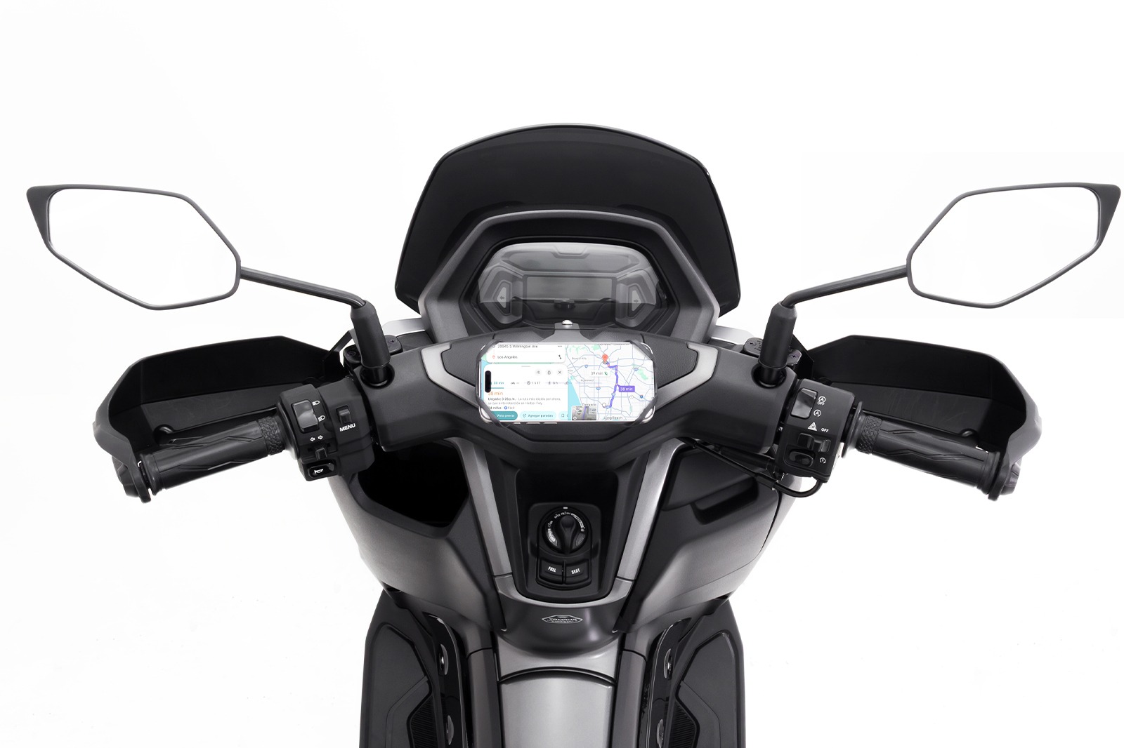 Waze en soporte de celular nmax generacion 3