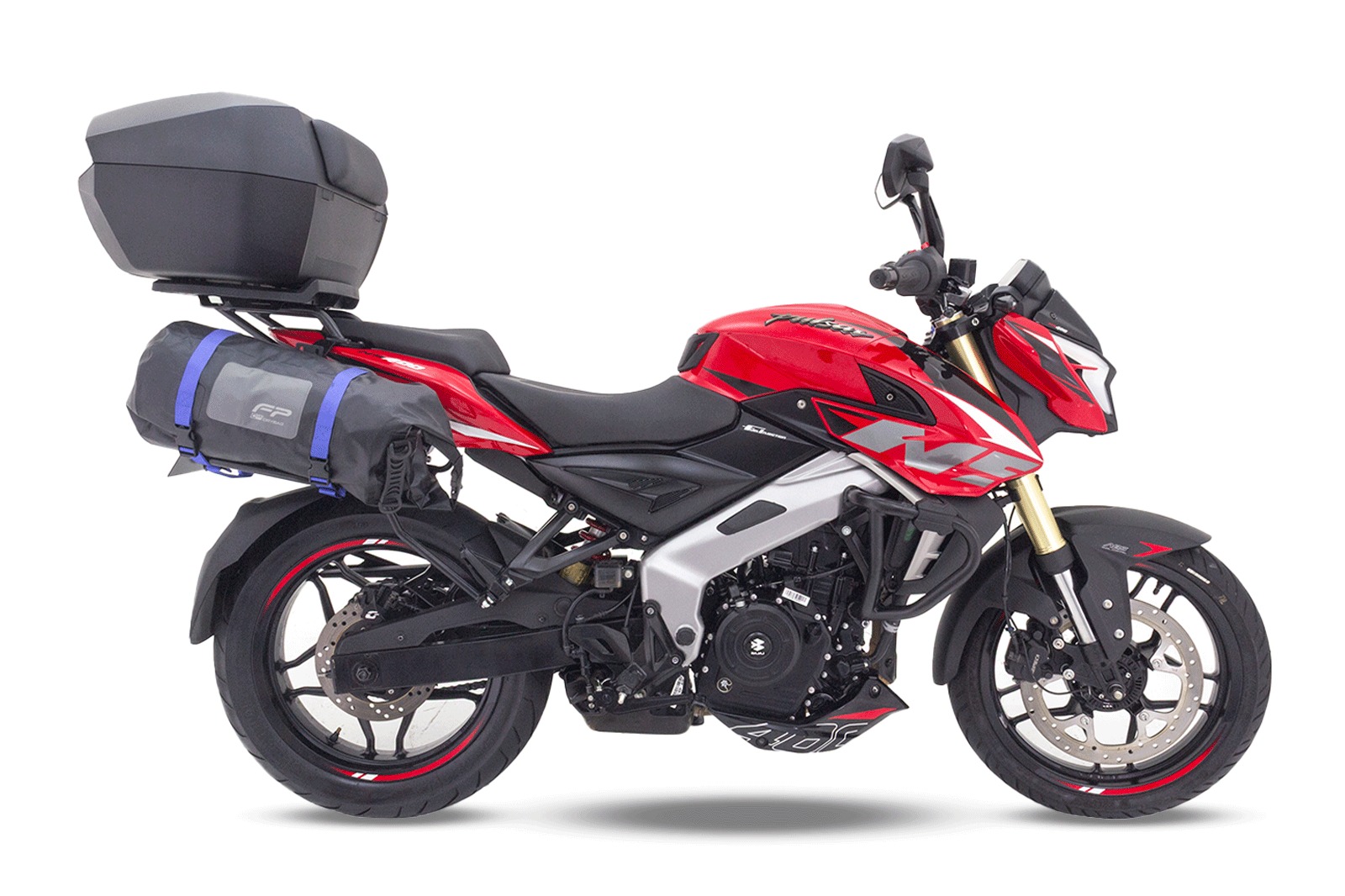 Soporte maletas laterales pulsar ns400z