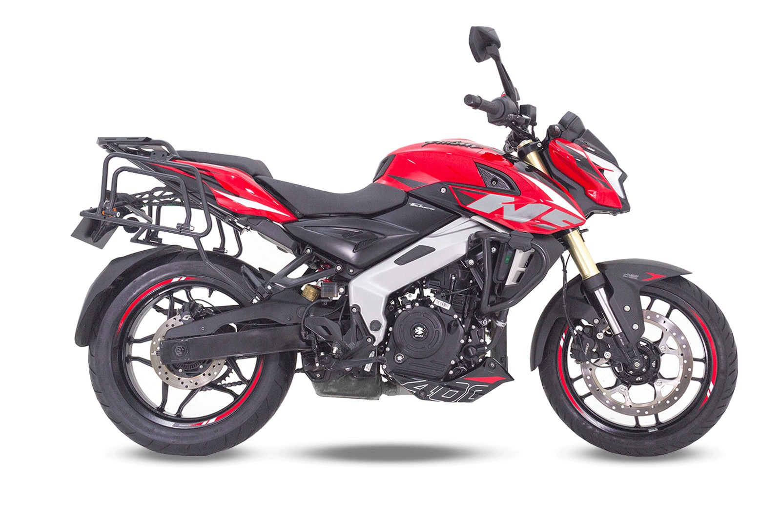 Soporte maletas laterales pulsar ns400z