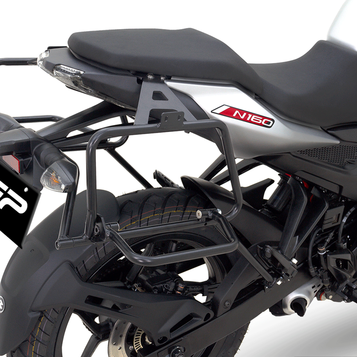 Soporte de maletas laterales Pulsar N160
Soporte de maletas laterales Pulsar N250
Maletas compatibles Pulsar N160 y Pulsar N250
viajes en moto Pulsar N160 y Pulsar N250