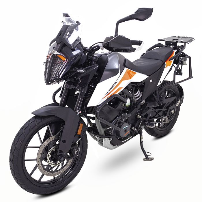 KTM 390 con Soporte Lateral