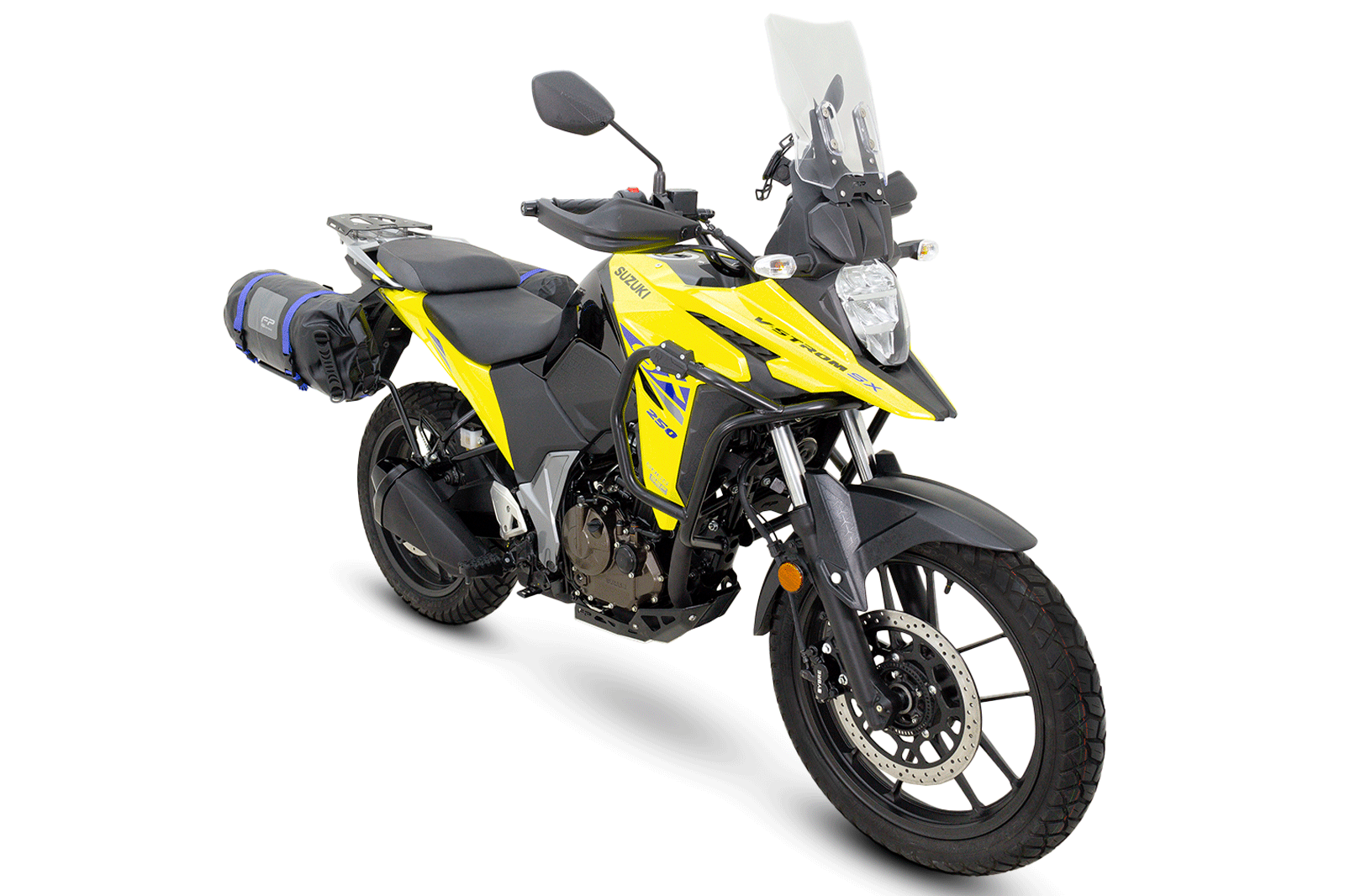 SOPORTE MALETAS LATERALES SUZUKI VSTROM 250 SX
Soporte de maletas laterales VSTROM 250 SX
Soporte de maletas laterales VSTROM 250 SX
Maletas compatibles VSTROM 250 SX
Vajes en moto VSTROM 250 SX