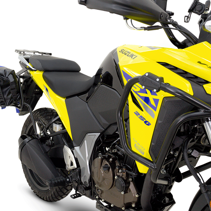 SOPORTE MALETAS LATERALES SUZUKI VSTROM 250 SX
Soporte de maletas laterales VSTROM 250 SX
Soporte de maletas laterales VSTROM 250 SX
Maletas compatibles VSTROM 250 SX
Vajes en moto VSTROM 250 SX