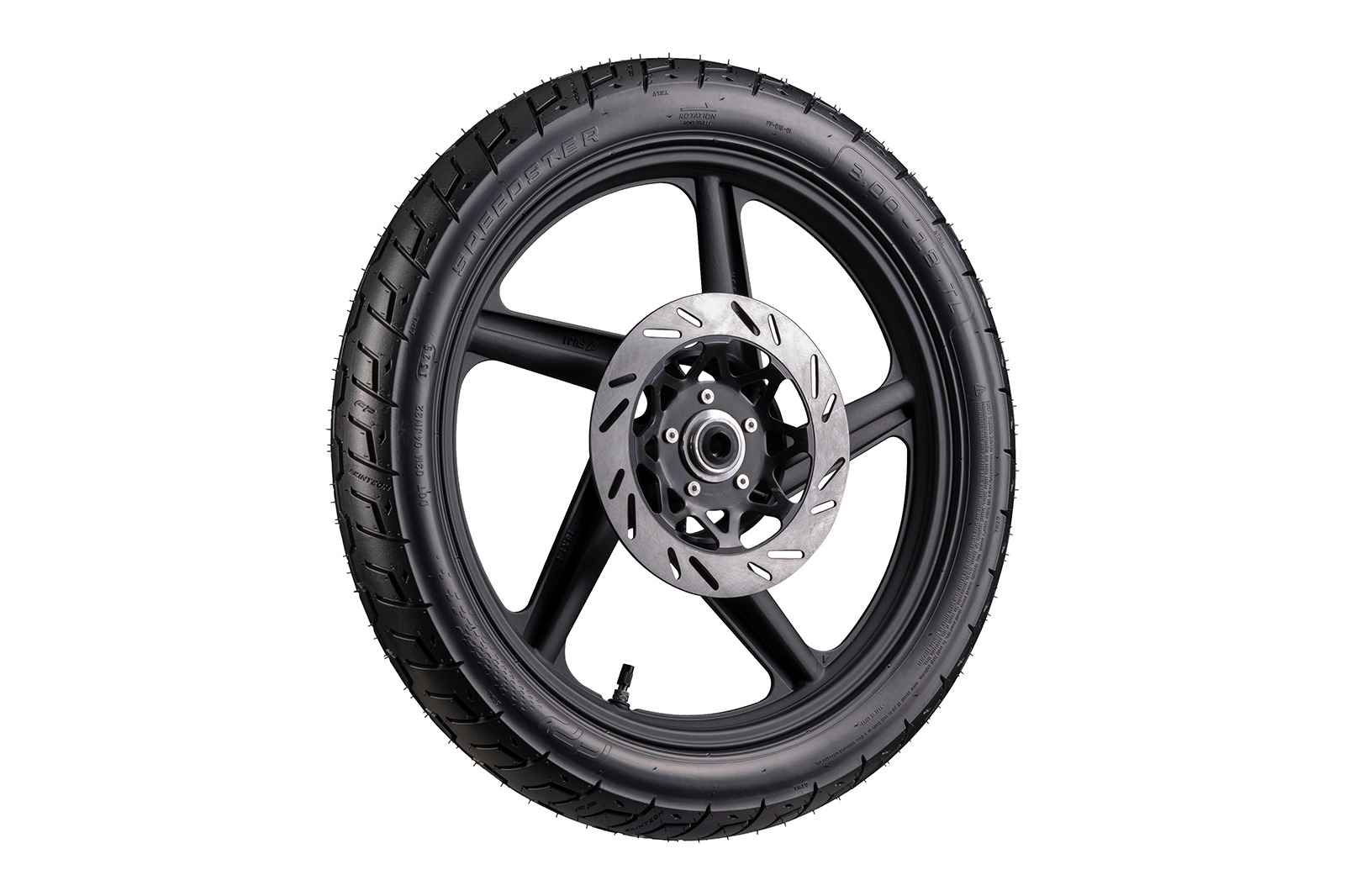 Llanta SPEEDSTER FP 3.00-18 mostrando resistencia y durabilidad en uso urbano
