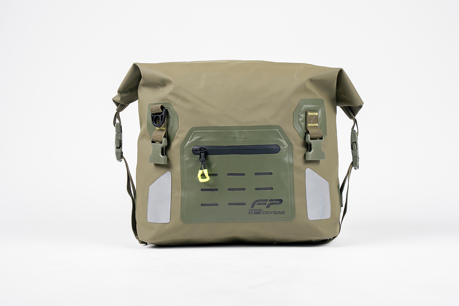 Maleta Drybag FP verde para lluvia y off road