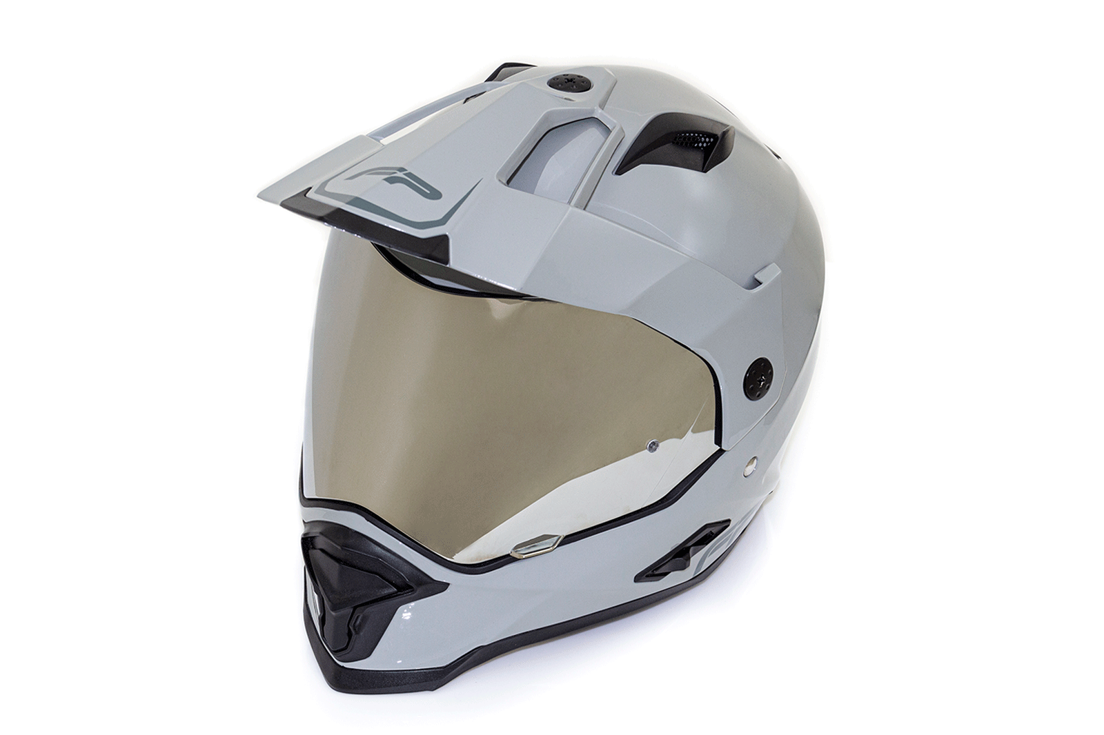 Visor plateado casco barstow