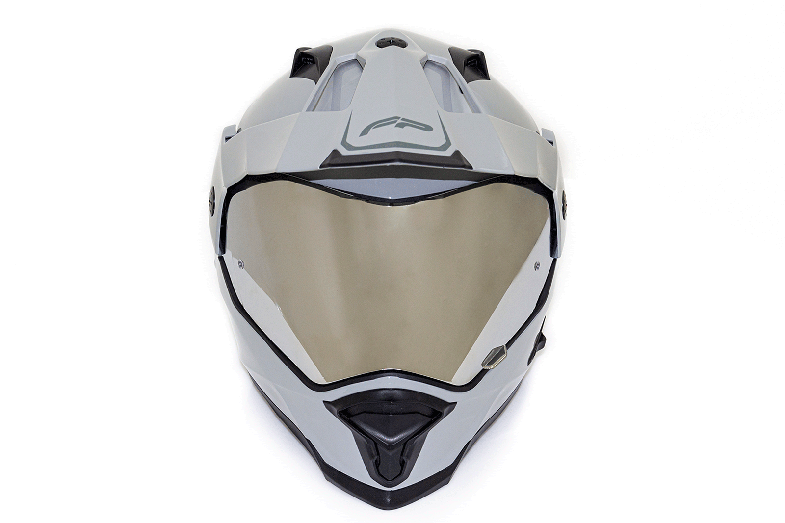 Visor plateado casco barstow