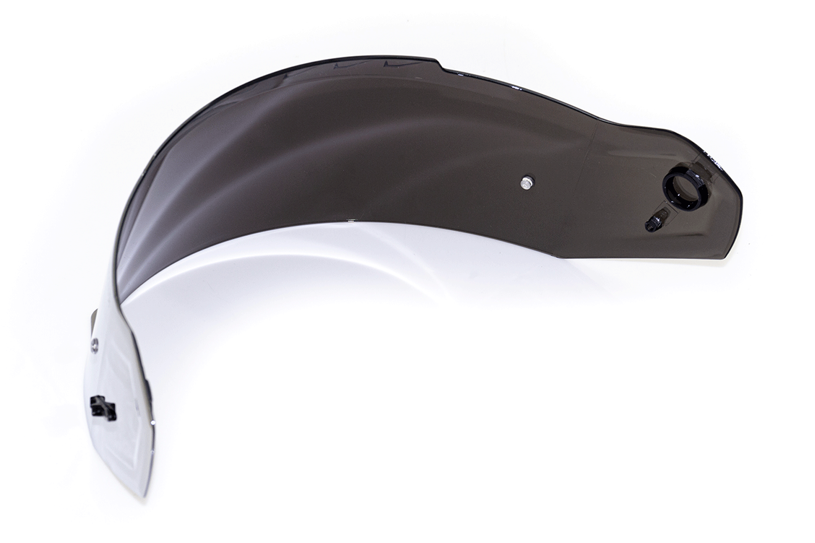 Visor plateado casco racecraft 1