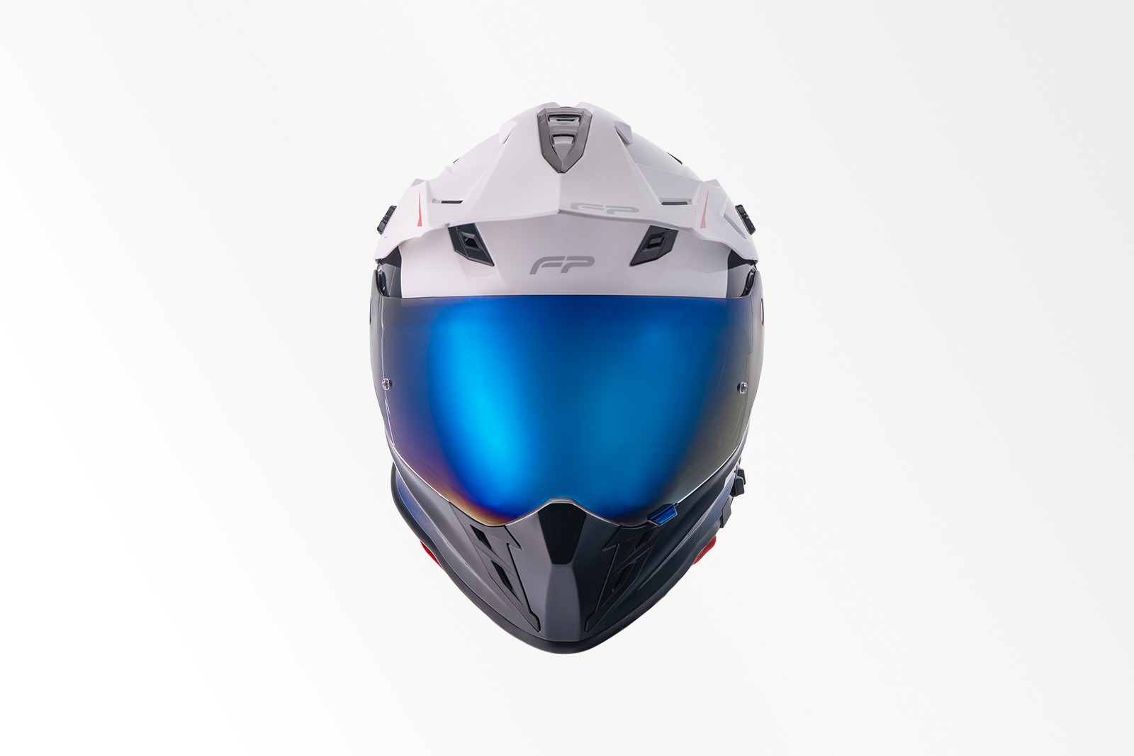 visor azul casco Atlas FP