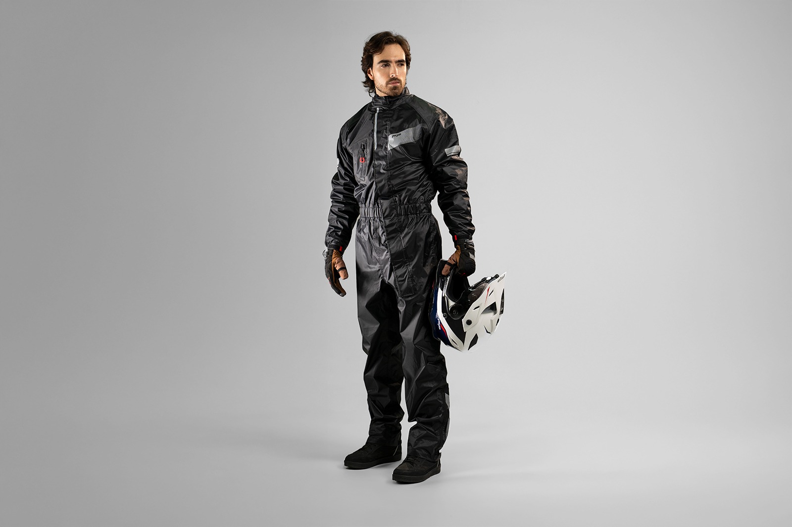 monotraje impermeable para moto FP vista frontal