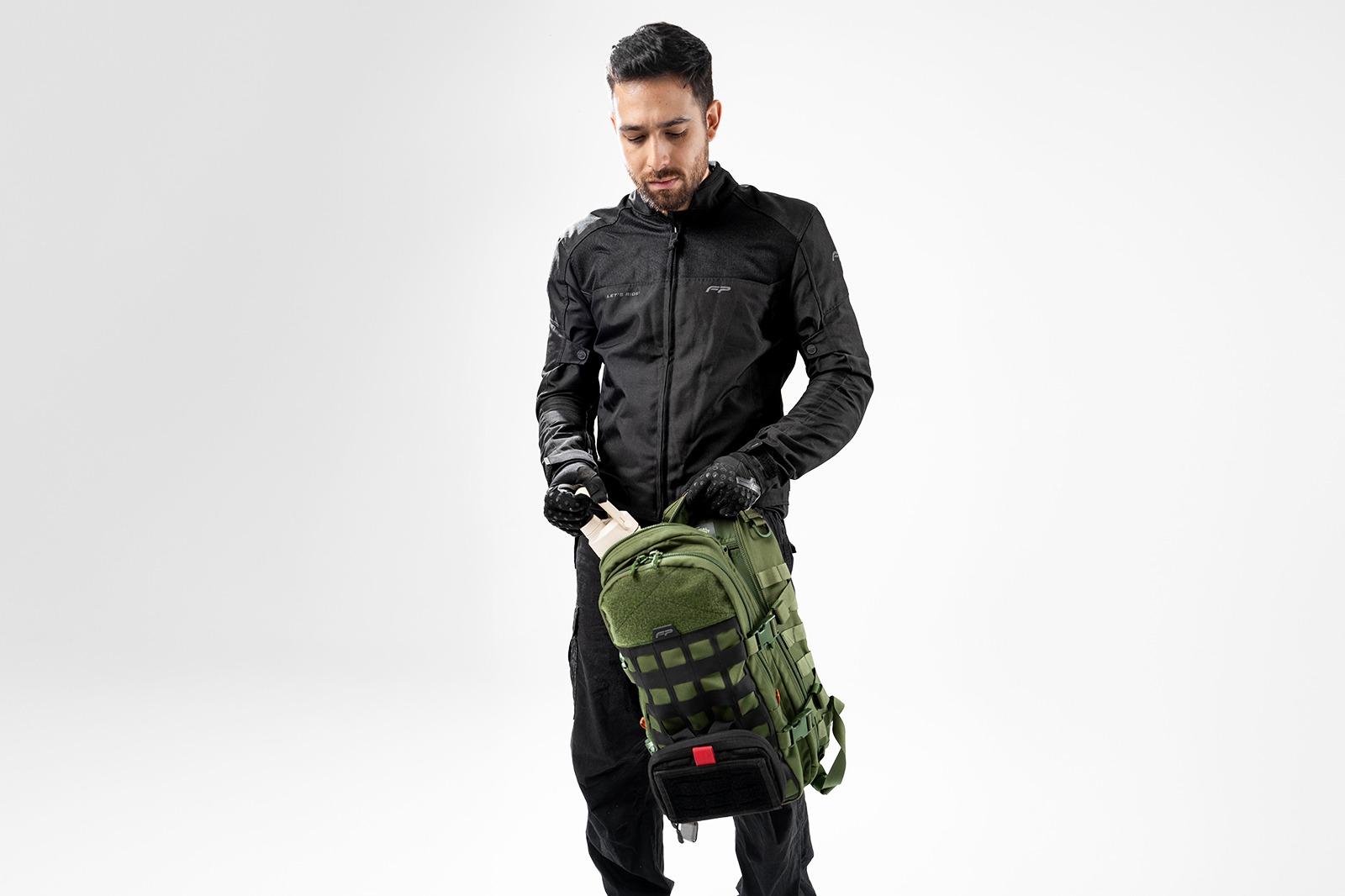 Morral taktical t25 verde militar