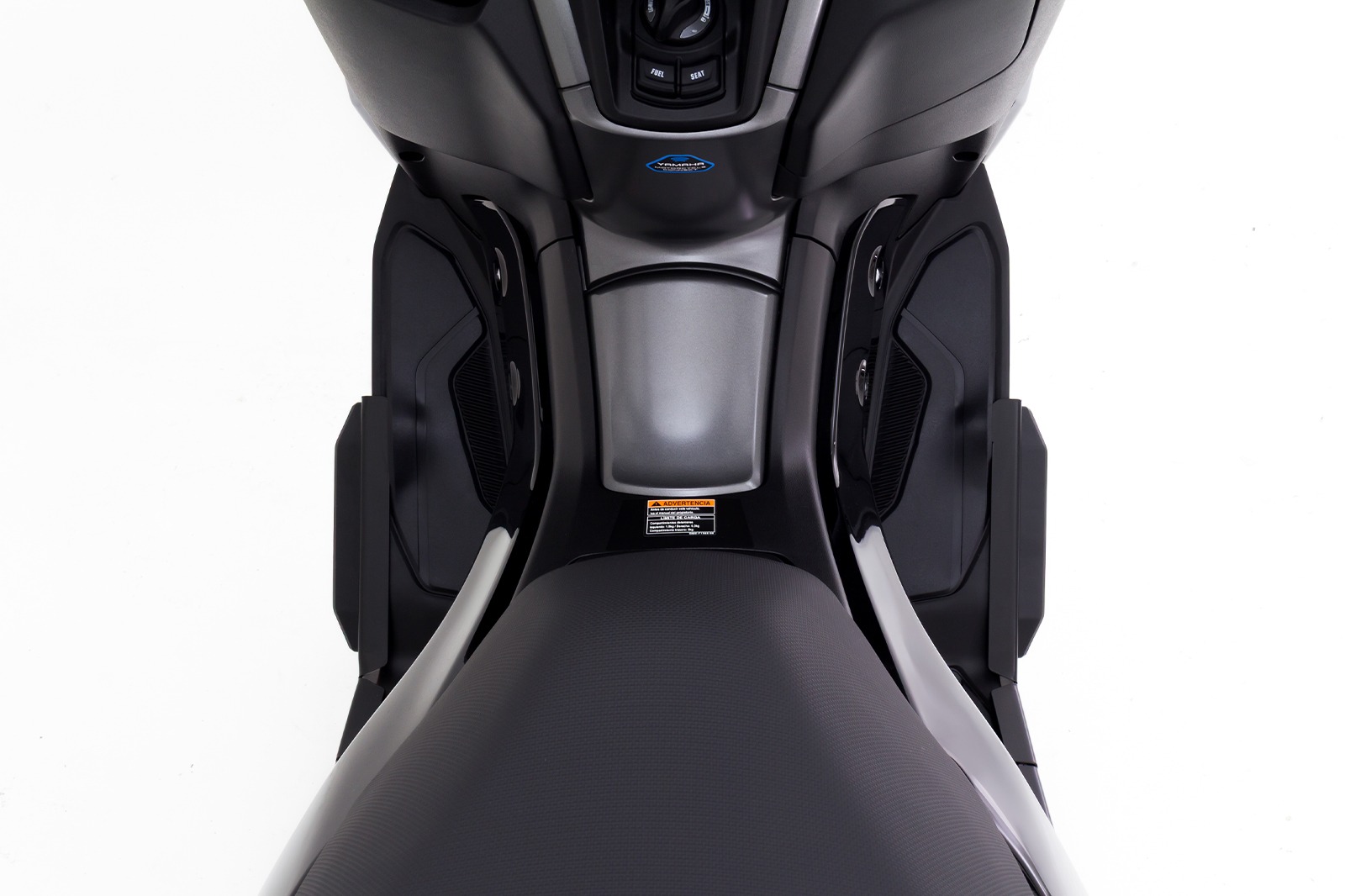 Vista superior del Slider NMax FP integrado al chasis.