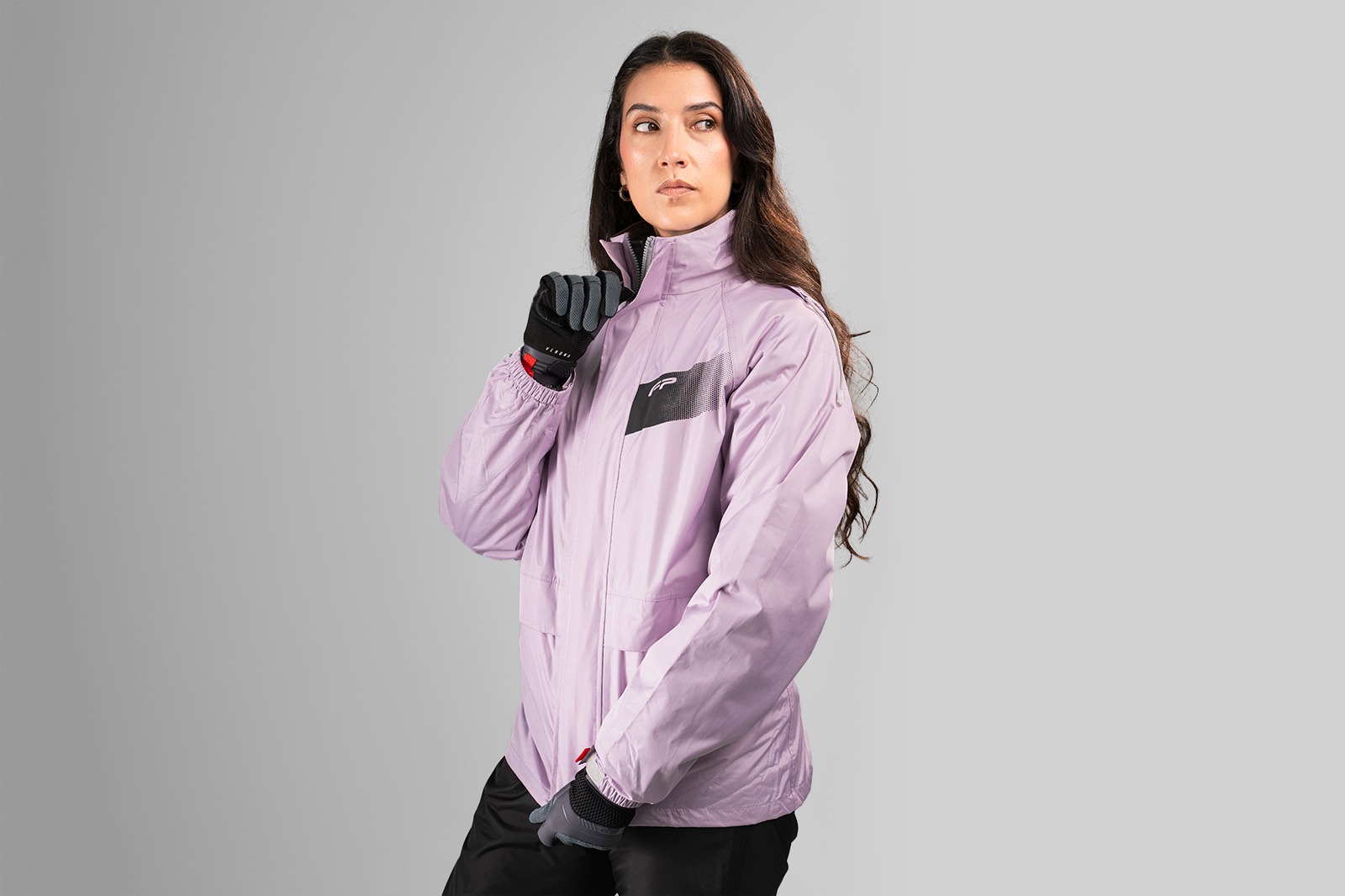 Chaqueta contra agua de mujer