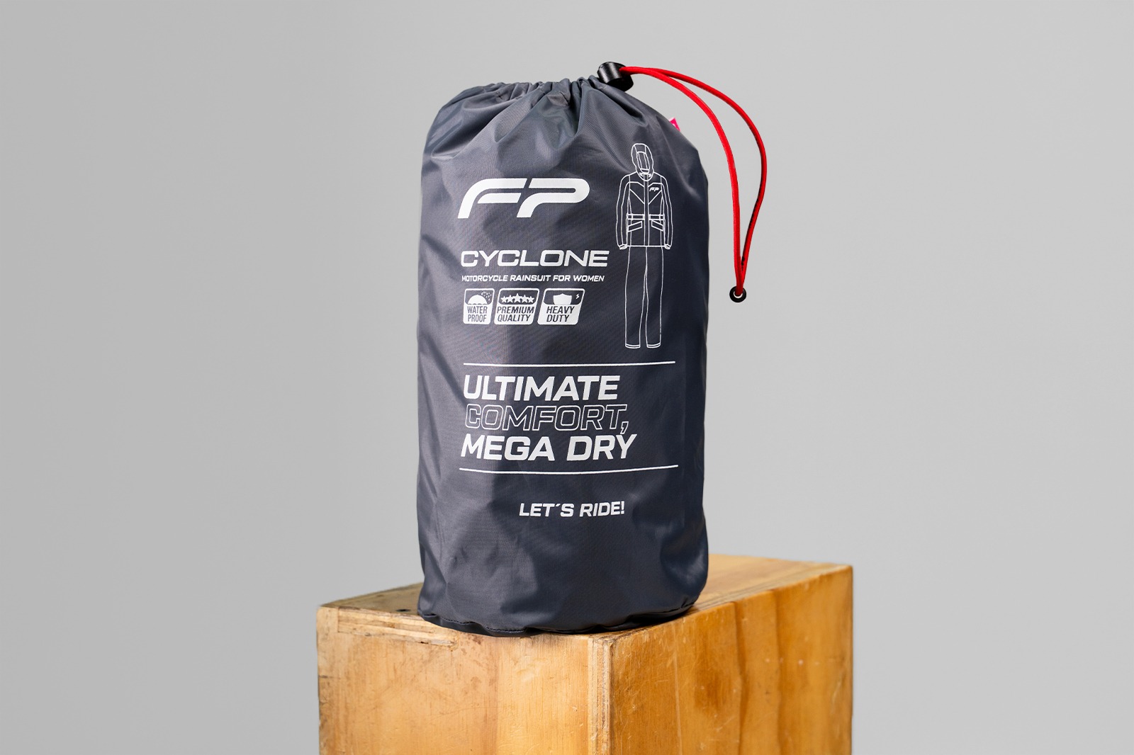 Bolso portatil para llevar el impermeable FP