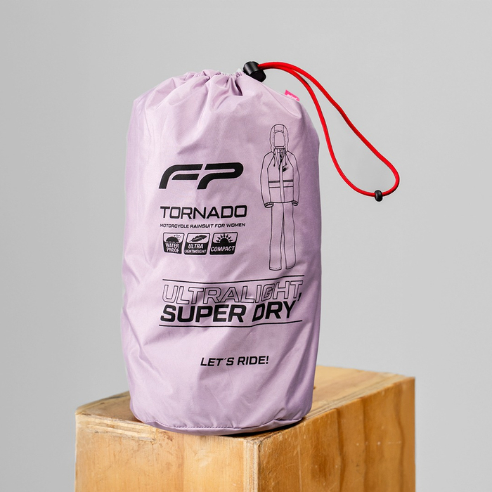 IMorral para guardar el impermeable de moto para mujer