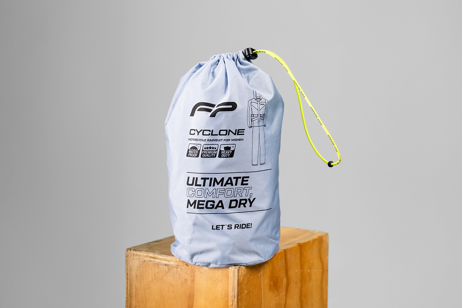 Bolso para cargar impermeable de dama